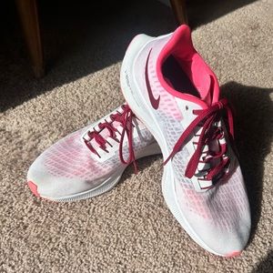 Custom designed Nike Pegasus women’s running shoes
